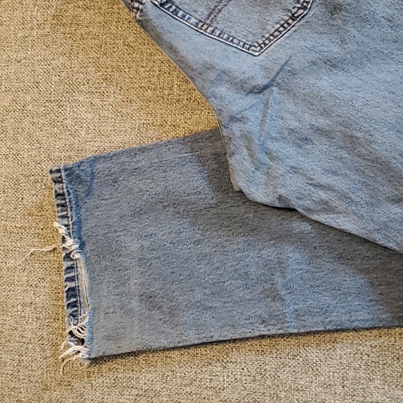 Vintage Kansas High Waist Straight Jeans Size 32 Light Wash - Picture 10 of 12